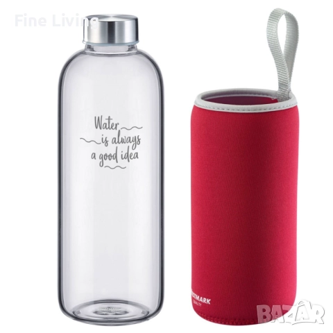 Стъклена бутилка с калъф Westmark Viva, снимка 11 - Термоси - 52122516