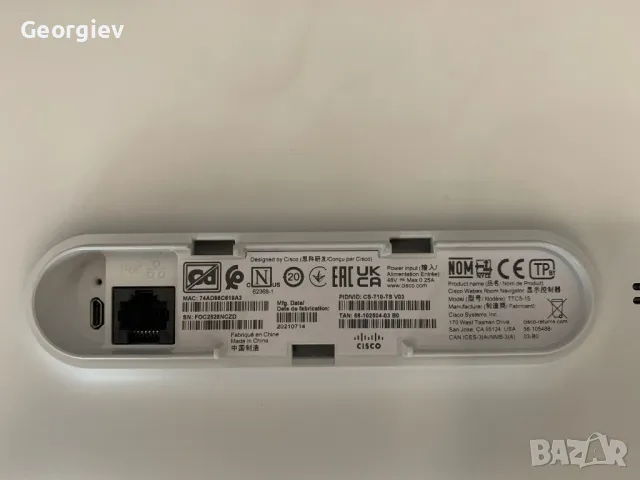 Cisco Webex Room Navigator 10’’ TTC5-15, снимка 5 - Друга електроника - 50212622