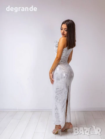 Ефектна блестяща рокля, снимка 4 - Рокли - 50944739