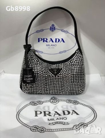 Чанта с камъчета Prada, снимка 3 - Чанти - 45901875