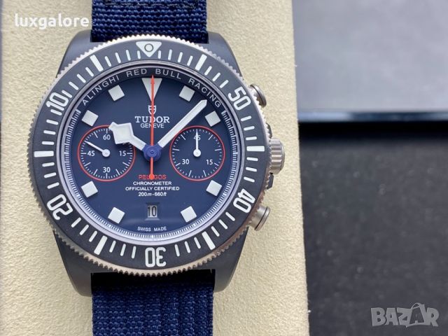 Мъжки часовник Tudor Pelagos FXD Alinghi Red Bull Racing с автоматичен механизъм, снимка 2 - Мъжки - 46638886