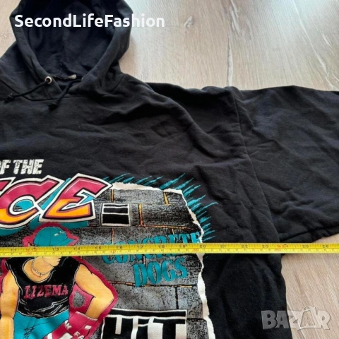 Винтидж мъжки суитшърт с качулка и графика Ice Age 90-те, снимка 2 - Суичъри - 53160495