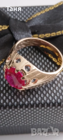 Златен пръстен, снимка 6 - Пръстени - 54089900