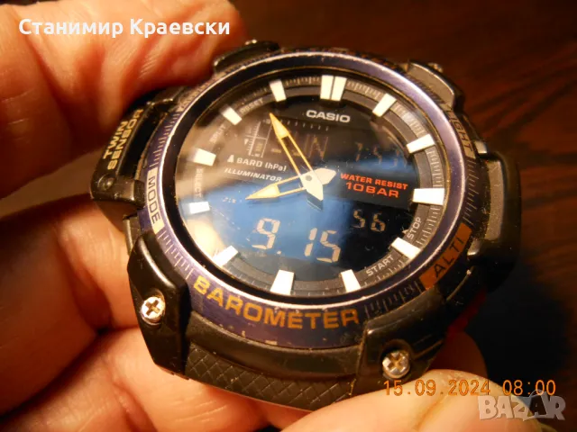 Casio SGW-450H-2BER с двоен сензор с термометър висотомер, снимка 8 - Мъжки - 47610232