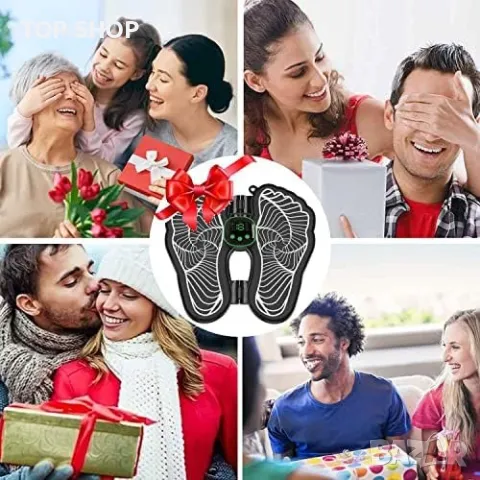 Нова Сгъваема преносима електрическа масажна постелка за крака Облекчава болка, снимка 7 - Масажори - 49638594