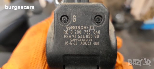 Педал газ 96 544 055 80 / 0 280 755 040 Citroen C2 1.1 - 60 к.с. 2006г, снимка 2 - Части - 53877350