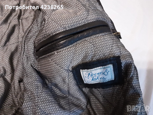 кожено яке "Rover&Jakes" черно, естествена кожа, снимка 10 - Якета - 52301397