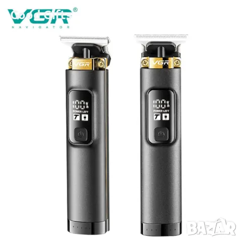 VGR V-985 – Прецизен тример с LED дисплей и Turbo режим, снимка 6 - Машинки за подстригване - 50392519