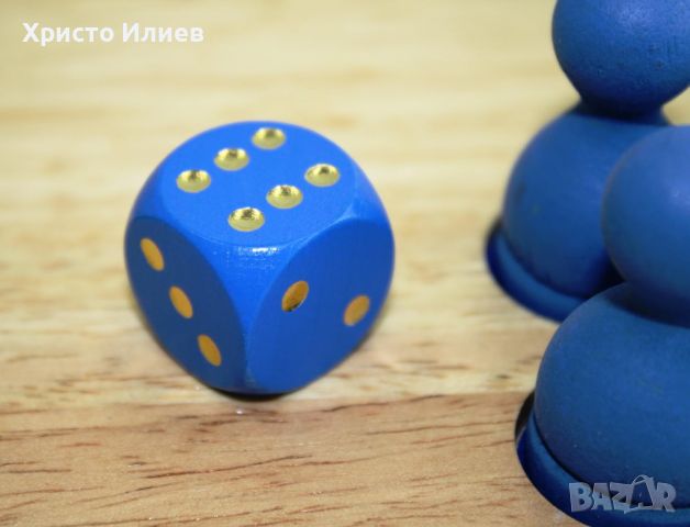 Луксозна дървена игра Не се сърди човече 35х35 см Ludo, снимка 4 - Образователни игри - 46809096