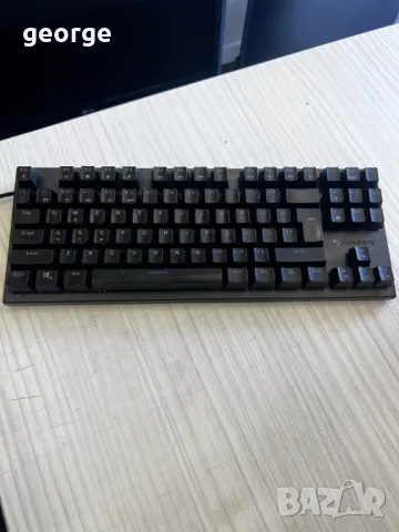 Механична клавиатура, Genesis Thor 303 TKL, RGB Backlight, Brown Switch, US Layout, Black, снимка 4 - Клавиатури и мишки - 46838279