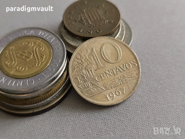 Монета - Бразилия - 10 центавос | 1967г.