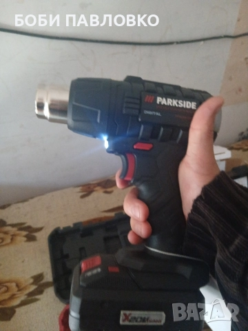 Пистолет за горещ въздух парксайд нов черна серия, снимка 17 - Куфари с инструменти - 52008574