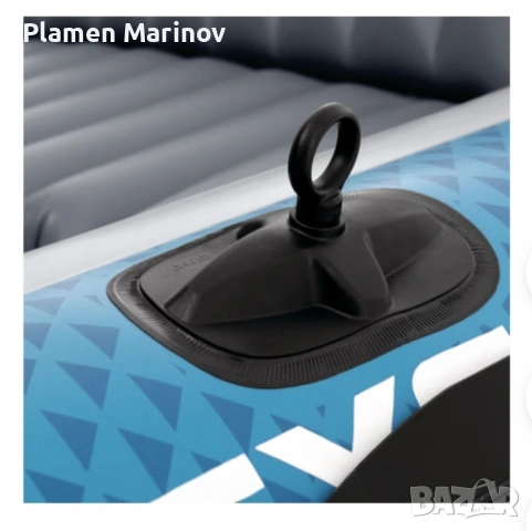 Надуваема 5 места лодка с извънбордов електрически мотор , снимка 5 - Водни спортове - 53968316