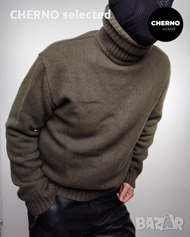 LEVI’S Red Tab мъжки вълнен пуловер с поло яка – размер XL – Отлично състояние, снимка 2 - Пуловери - 53405455