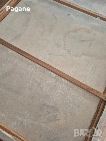 Ретро картина „Конете на фараона“ – рисувана върху платно (60х40 см) ​, снимка 7 - Картини - 53571877