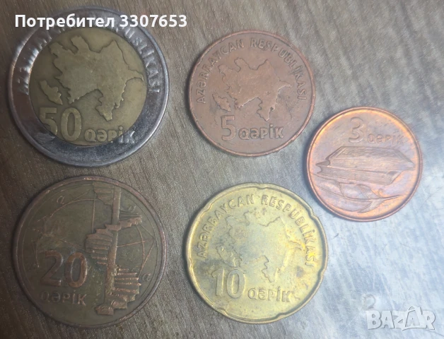монети Азербайджан 5бр 