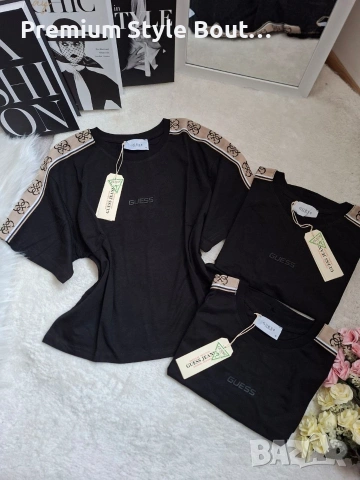 дамска памучна тениска guess 