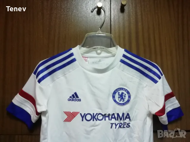 Chelsea Adidas оригинална тениска фланелка Челси 9-10г , снимка 4 - Детски тениски и потници - 49365599