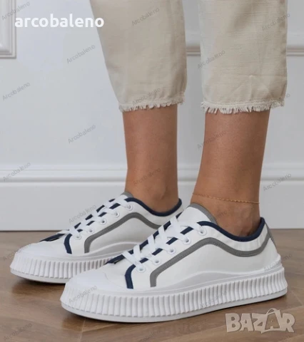 Дамски кецове на платформа Salis, 6цвята , снимка 4 - Кецове - 50969192