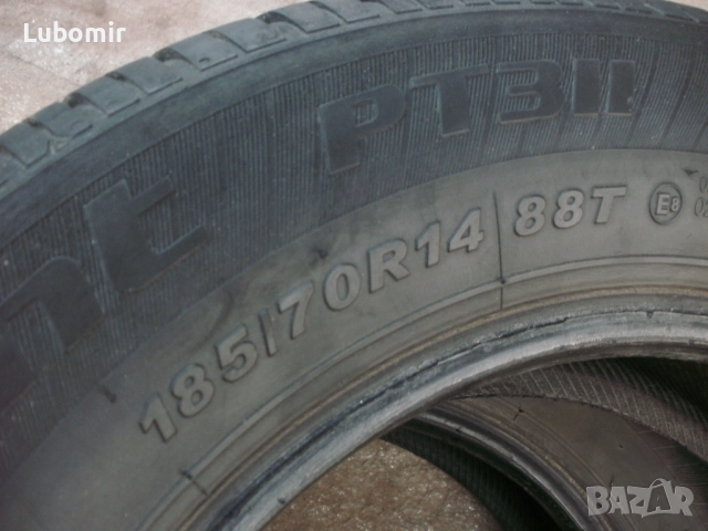 185 70 14 цола 2 бр гуми Petlas Dot 2022 год - 6 мм грайфер !, снимка 5 - Гуми и джанти - 52905790