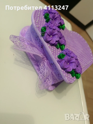 Кутия за бижута ръчно изработена , снимка 2 - Декорация за дома - 52428814