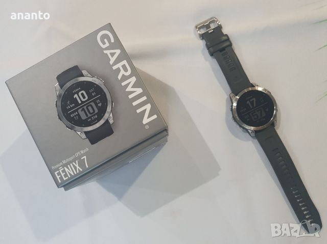 Garmin FENIX 7 silver/grafite- мултиспорт смарт часовник, снимка 9 - Други - 45326217