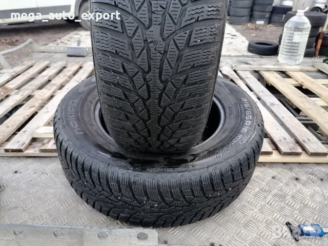 2 бр. Nokian 215/65R16, снимка 2 - Гуми и джанти - 52842778