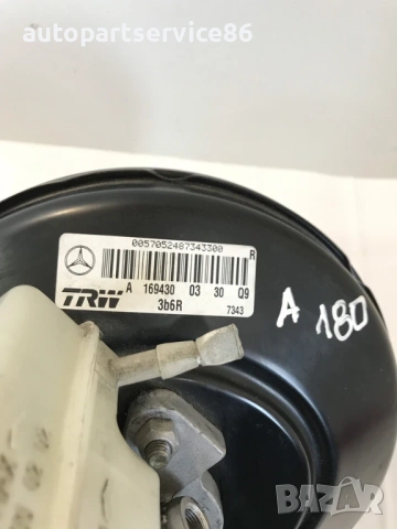 Серво спирачка с главен цилиндър за Mercedes A180 W169 CDI (2006) A1694300330, снимка 2 - Части - 54112613