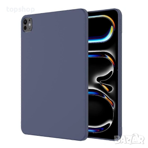 НОВ Премиум Кейс Mutural за iPad Pro 11 (2021/2022) – Син – със слот за Apple Pencil, снимка 4 - Таблети - 53407668