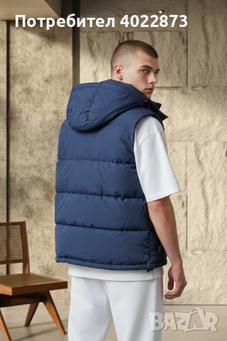 Мъжки Син Карго Елек , снимка 5 - Спортни дрехи, екипи - 51917729