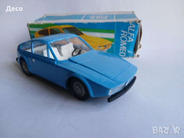 PIKO стара пластмасова играчка Alfa Romeo Zagato., снимка 2 - Колекции - 53070516
