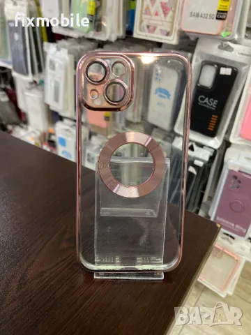 Apple iPhone 13 Силиконов Glam кейс с рамка, снимка 5 - Калъфи, кейсове - 47880143