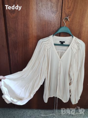 Елегантна блуза H&M, 100 % вискоза, снимка 1 - Блузи с дълъг ръкав и пуловери - 46501995