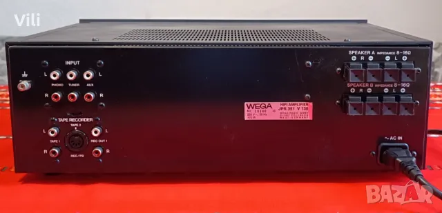 Усилвател WEGA JPS 351V-130, снимка 8 - Ресийвъри, усилватели, смесителни пултове - 50050513