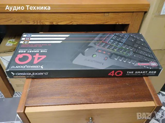 Нереална цена от 100лв. Програмируема геймърска клавиатура Das Keyboard 4Q Smart RGB. Последни 3бр., снимка 5 - Клавиатури и мишки - 49965118