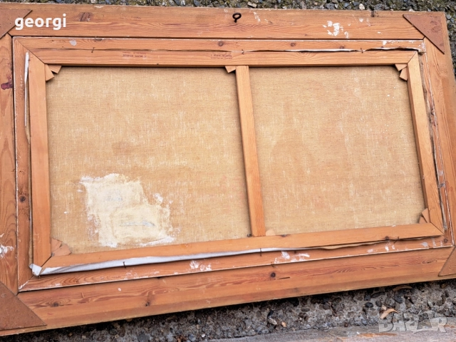 стара картина натюрморт маслени бои върху платно , снимка 12 - Картини - 51941692