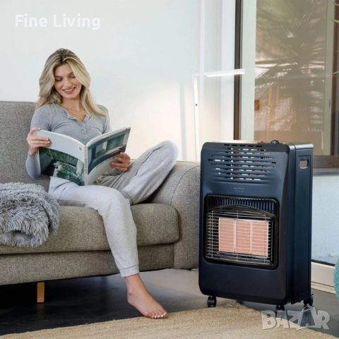 Газов отоплител Taurus Tropicano Gas Compact 4,2 kW с инфрачервена керамична плоча и тройна защита, снимка 7 - Отоплителни печки - 52116252