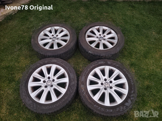 ПРОМОЦИЯ АЛУМИНИЕВИ ДЖАНТИ за VW TIGUAN 5x112 17цола.Отлично състояние., снимка 2 - Гуми и джанти - 53726881