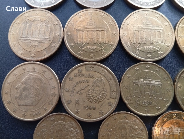 2 Евро/1 Евро/0.50 Цента/0.20 Цента/0.10 Цента/2 Euro/1 Euro, снимка 6 - Нумизматика и бонистика - 53980628