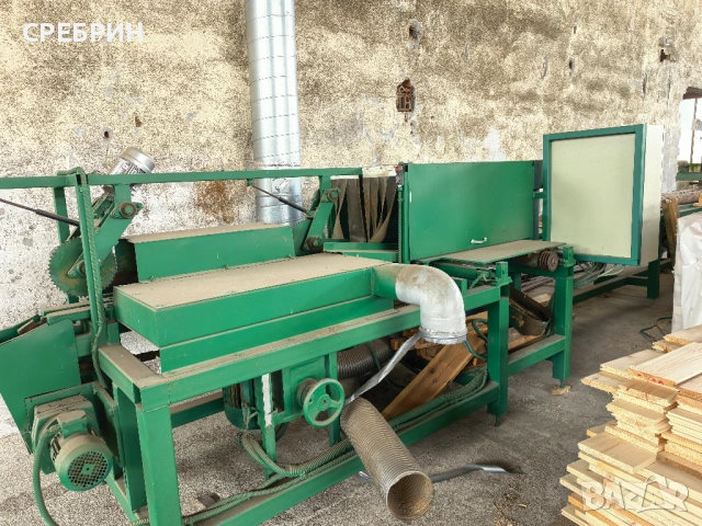 Окрайчваща за капаци с два вертикални и един хоризонтален диск