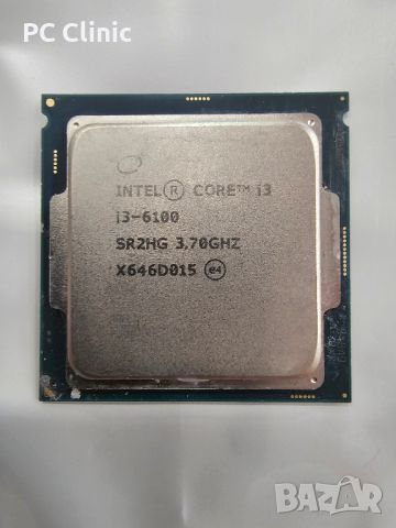 intel core i3 6100 3.70Ghz 2 cores 4 threads socket LGA 1151 DDR4/DDR3L процесор за компютър, снимка 1 - Процесори - 46141570