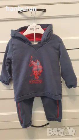 Бебешки комплект U.S.POLO, снимка 2 - Комплекти за бебе - 49882971