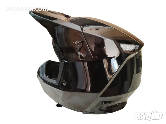 Каска Крос Мотор/Скутер/Бъги/Вело/АТВ три цвята, снимка 9 - Аксесоари и консумативи - 50331755