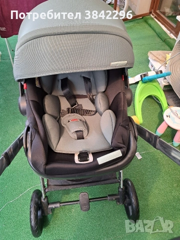 Лека алуминиева бебешка количка 3 в 1 Chipolino Елит, снимка 6 - Детски колички - 53926043