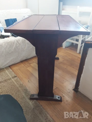 Vintage Folding Ship's Cabin Table, снимка 1