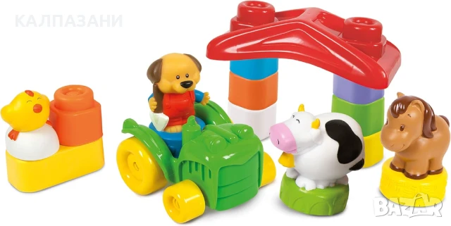 Clementoni Clemmy - Конструктор Веселата ферма 14954, снимка 2 - Конструктори - 50713445