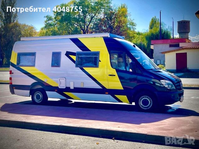 Кемпер Mercedes-Benz Sprinter 313, снимка 4 - Каравани и кемпери - 46449120