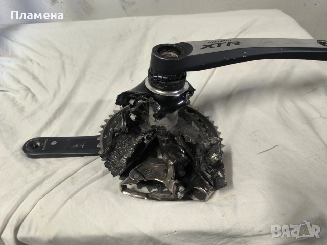 Курбел със средно движение за велосипед колело Shimano xtr , снимка 4 - Части за велосипеди - 53461622