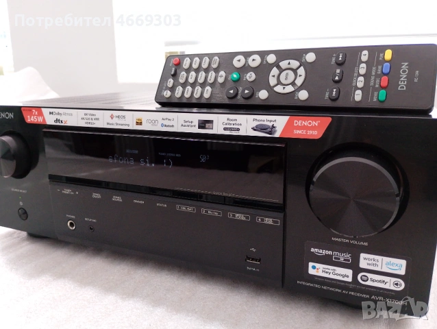 Denon AVR X 1700H  7.2  8K 