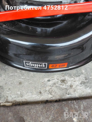 Бензинова косачка scheppach самоходна , снимка 2 - Градинска техника - 53680843